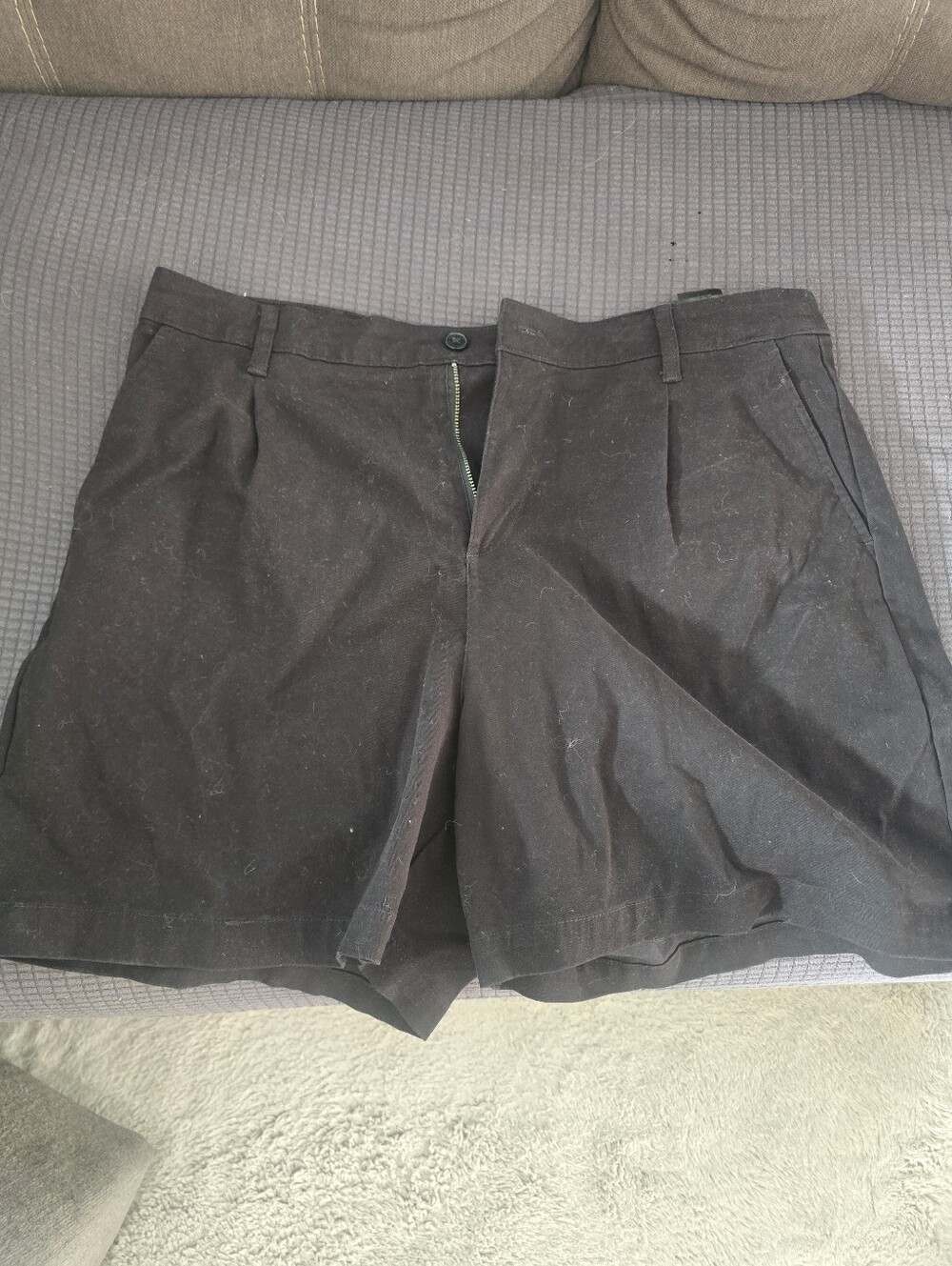 Banana Republic Dark Brown Women's Pleated Shorts